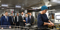 Временно исполняющий обязанности Губернатора Виталий Королев в Селижаровском округе посетил ведущее предприятие по производству фруктово-ягодной консервации - Лесной вестник